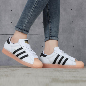 Alternative view of Giày Adidas Wmns Superstar 'Rubber Shelltoe Coral' FW3553
