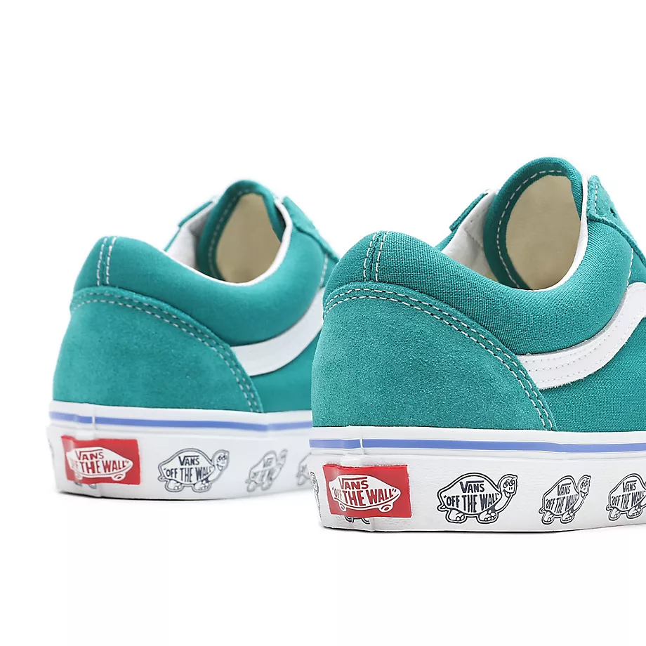 Giày Vans Sidewall Print Old Skool Green VN0A3WKT4RT - Ảnh 5