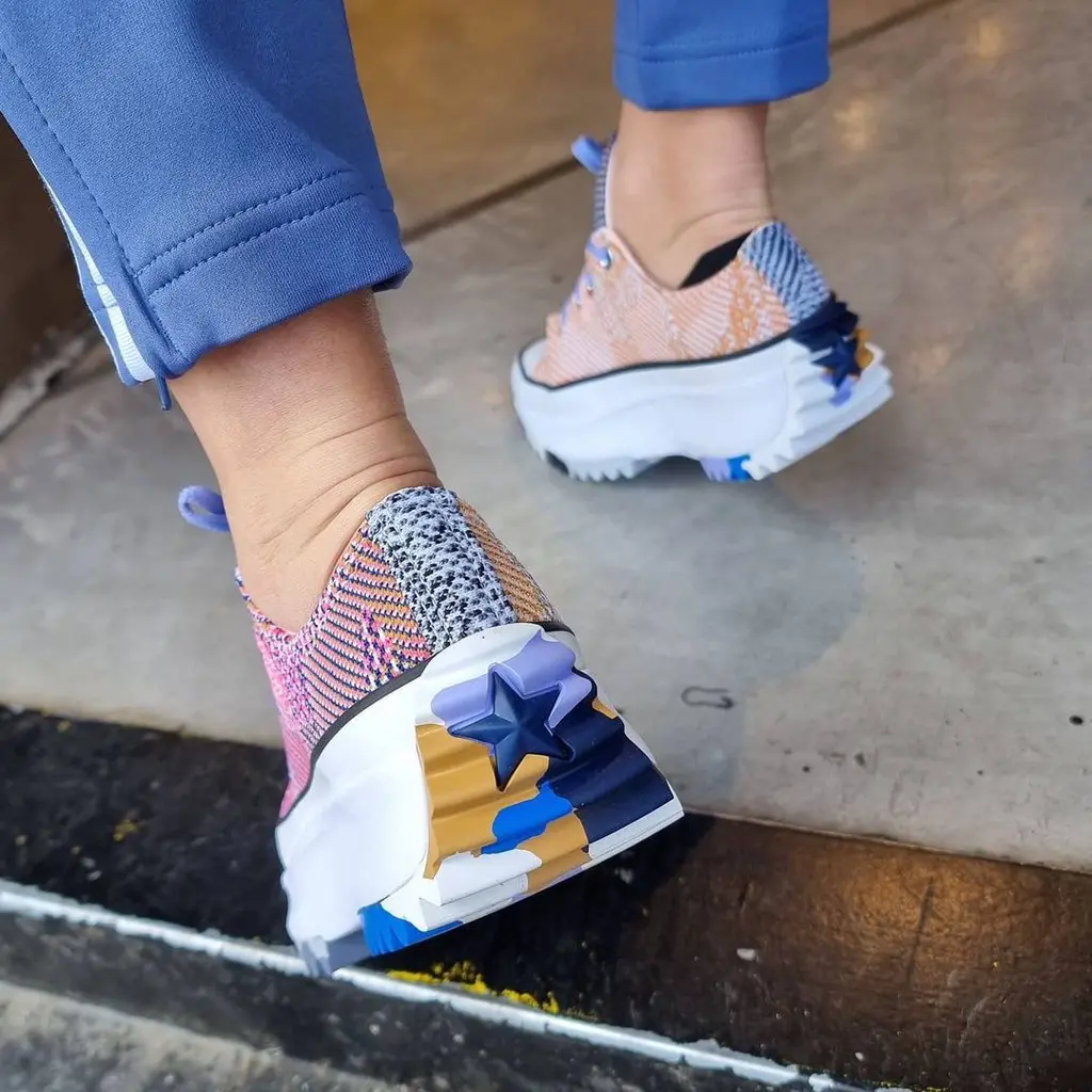 Alternative view of Giày Converse Run Star Hike Low 'Knit Mashup' 170250C