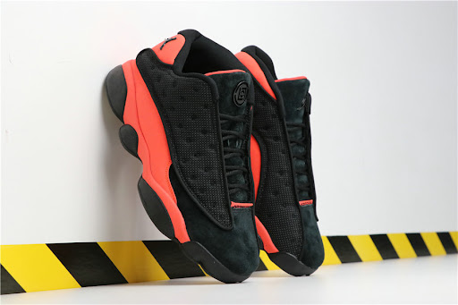 Giày Nike CLOT x Air Jordan 13 Retro Low 'Infra-Bred' AT3102-006 - Ảnh 5