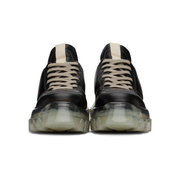 Giày Rick Owens Black Maximal Lace-Up Shoes For Men RU20F3887LSD-90 - Ảnh 4