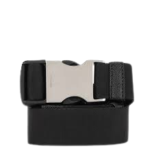 Thắt Lưng Prada Black Nylon Snap Belt 2CN0592DMN-F0002