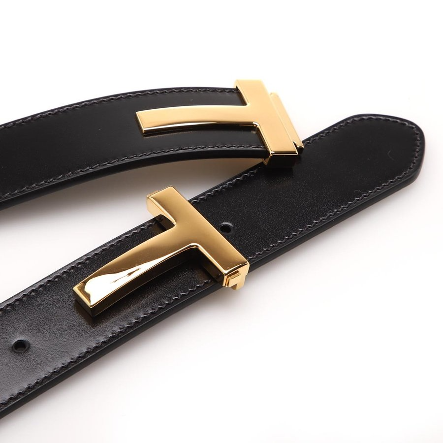 Thắt lưng Tom Ford Men's T Double Buckle Belt TB252T-LCL052-U9000 - Ảnh 5