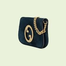 Tui Gucci Blondie Shoulder Bag 'Deep Blue' 699268-17IPG-4552