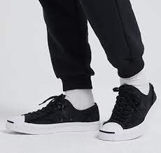 Alternative view of Giày Converse Faux Fur-Lined Leather Jack Purcell 'Black' 166510C