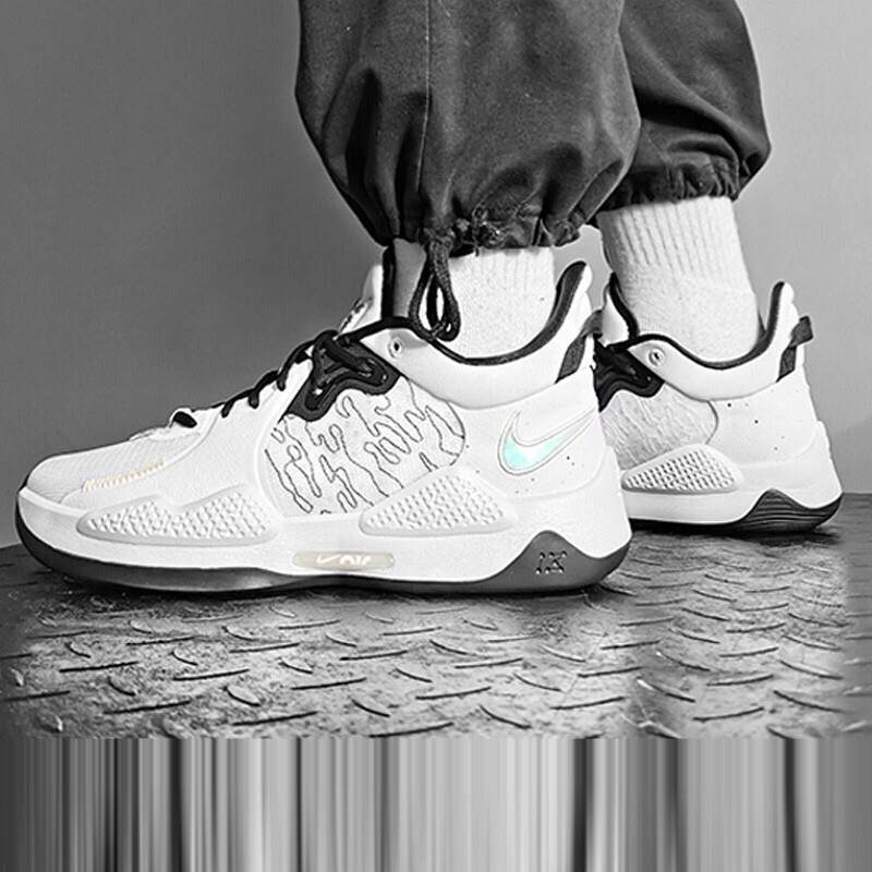 Giày Nike PG 5 EP 'White Black' CW3146-100 - Ảnh 7