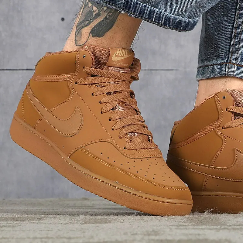 Giay Nike Court Vision Mid 'Flax Twine' CD5466-200