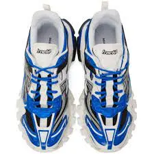 Alternative view of Giày Balenciaga Track.2 Sneaker 'White Blue' 568614 W3AE2 4191