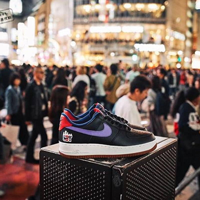 Giày Nike Air Force 1 Low 'Shibuya Black' CQ7506-084 - Ảnh 6