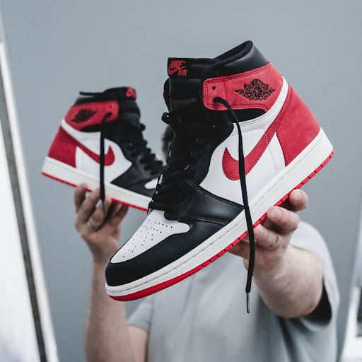 Giày Nike Air Jordan 1 Retro High OG GS 'Track Red' 575441-112 - Ảnh 5
