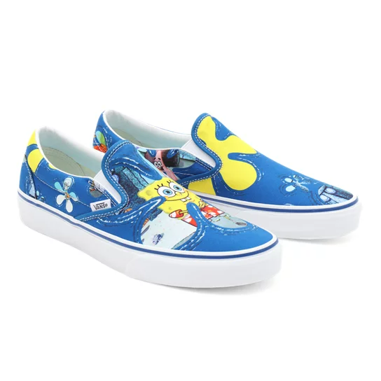 Giày Vans SpongeBob SquarePants x Classic Slip-On 'AlohaBob' VN0A33TBYZ1 - Ảnh 2