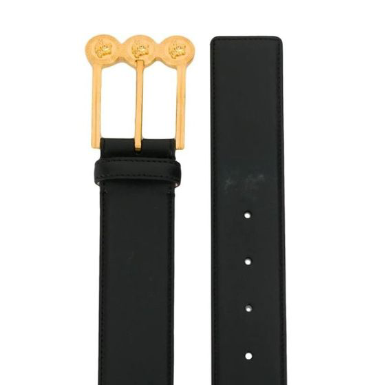 Thắt Lưng Versace Women's Black Leather Belt DCDH128DV3TK41OT - Ảnh 2