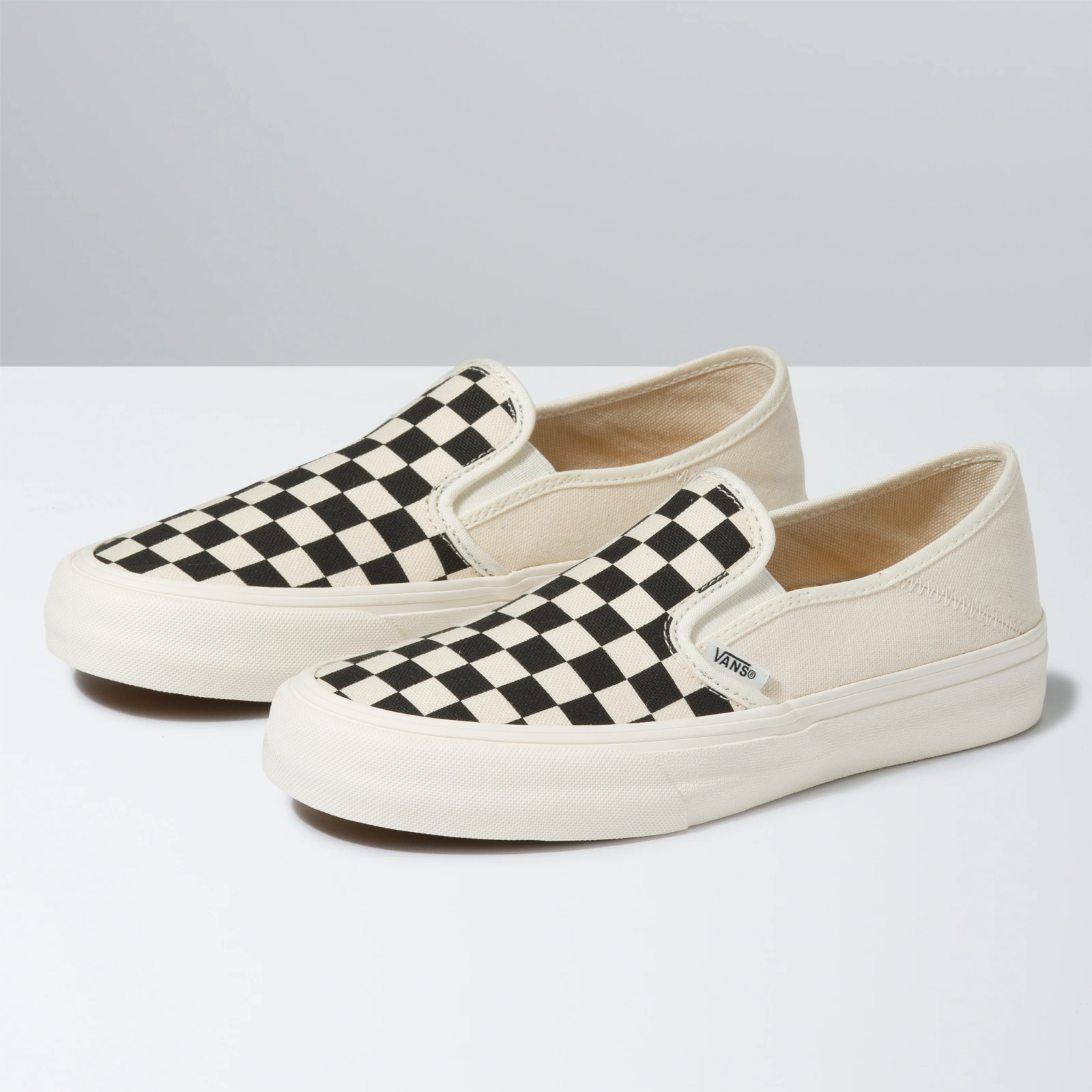 Giày Vans Eco Theory SlipL-On SF 'Black Checkerboard' VN0A3MVD42E - Ảnh 9