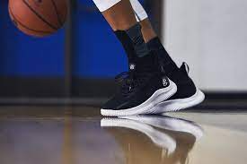 Alternative view of Giày Under Armour Curry Flow 8 Black White 3023085-002