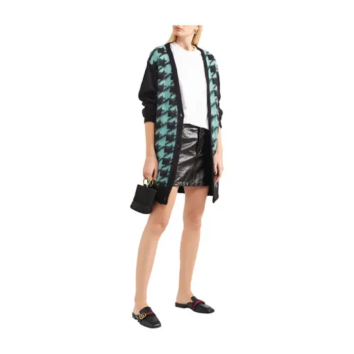 Alternative view of Giày Gucci Leather Slipper Double G 423694 DKHC0 1061