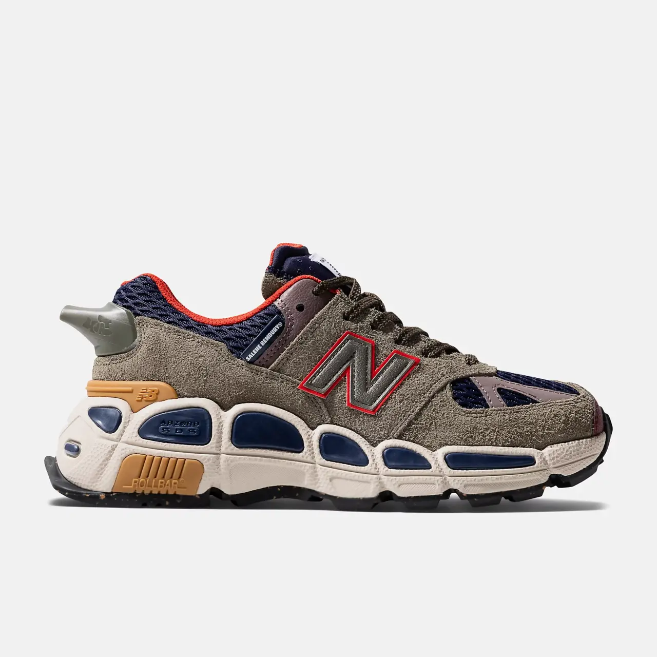 Alternative view of Giày New Balance Salehe Bembury x 574 YURT 'Team Forest Green' MS574YSB