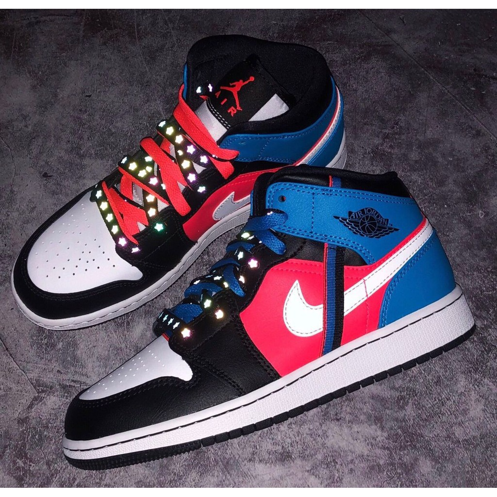 Giày Nike Air Jordan 1 Mid GS 'Game Time' CV4891-001 - Ảnh 3