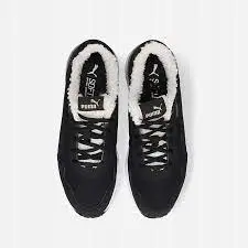 Giay Puma R78 Voyage Teddy Black Black Team Gold 382719-01