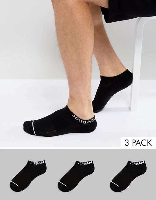 Tất Nike Jordan Everyday Max No Show Socks 6 Pairs Black SX5546-010 - Ảnh 3