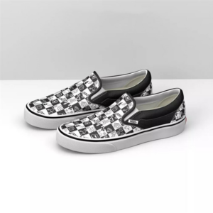 Giay Vans Doodle Checkerboard Slip-On 'Black' VN0A5AO86U6