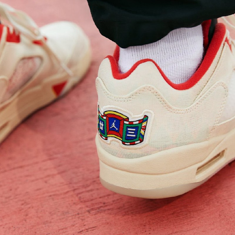 Giày Nike Air Jordan 5 Low 'Chinese New Year' 2021 DD2240-100 - Ảnh 7