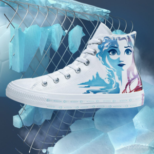 Alternative view of Giày Converse Frozen 2 x Chuck Taylor All Star High 'Anna And Elsa' 167357C