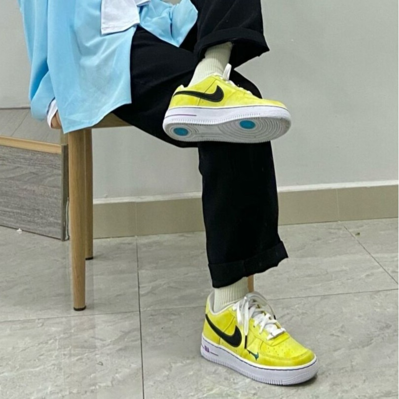 Giày Nike Air Force 1 Low GS 'Peace, Love, and Basketball' DC7299-700 - Ảnh 2