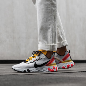 Alternative view of Giày Nike React Element 55 Bright Crimson BQ6166-102