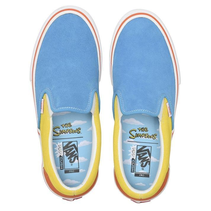 Giay Vans The Simpsons x Slip-On Pro 'Bart' VN0A347V13M