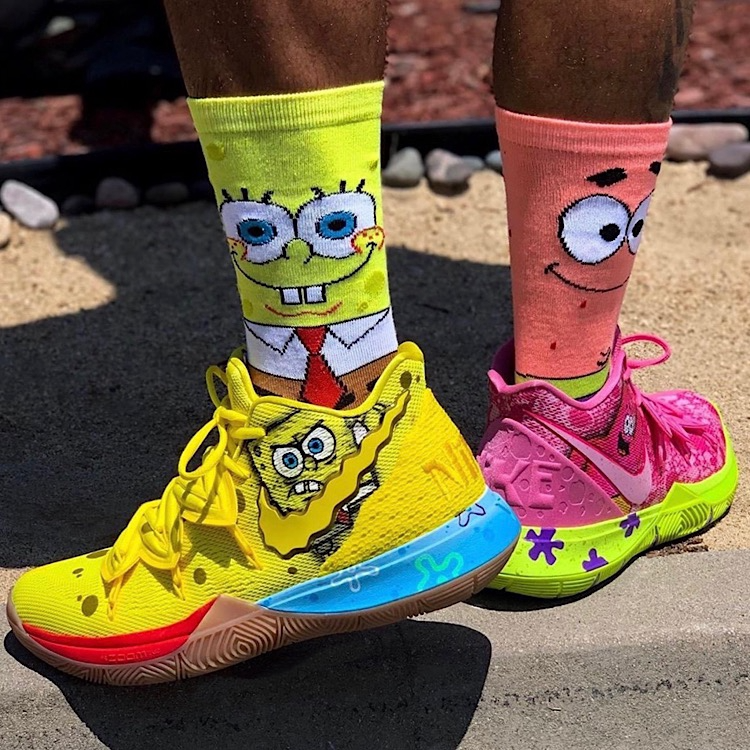 Giày Nike SpongeBob SquarePants x Kyrie 5 EP 'Spongebob' CJ6950-700 - Ảnh 2