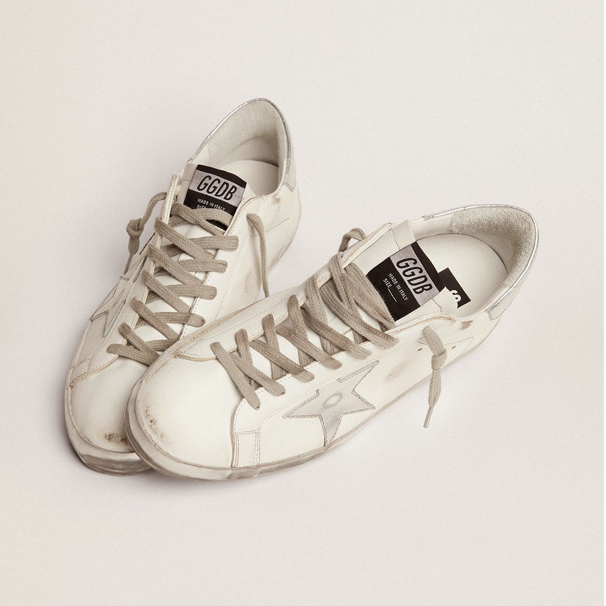 Giày Golden Goose Super Star White GMF00101-F000314-80185 - Ảnh 6