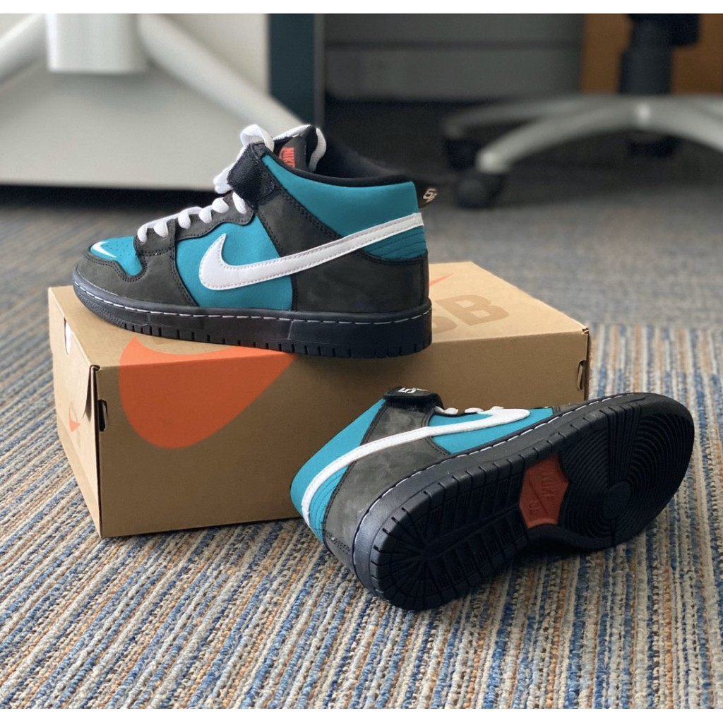 Giày Nike Dunk Mid SB 'Freshwater' CV5474-001 - Ảnh 4