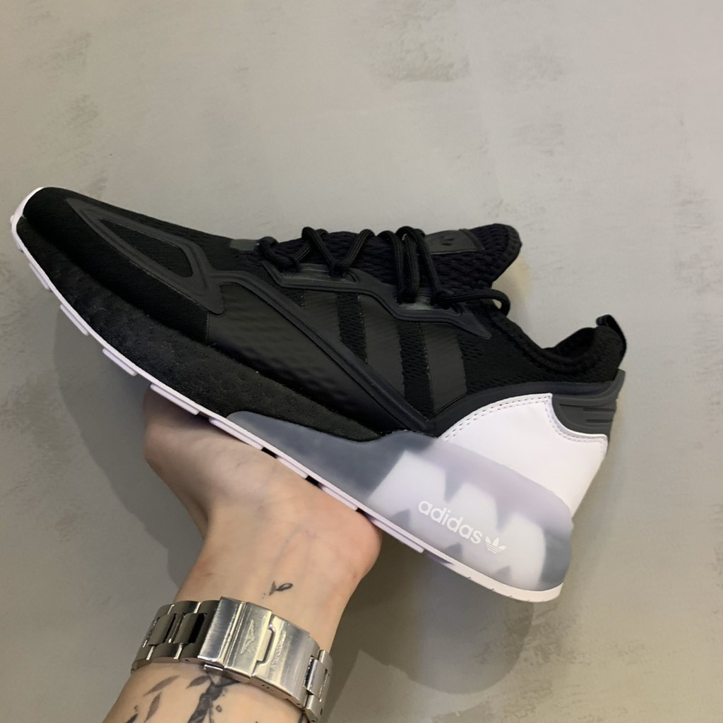 Giày Adidas ZX 2K Boost 'Black White' FZ2946 - Ảnh 2