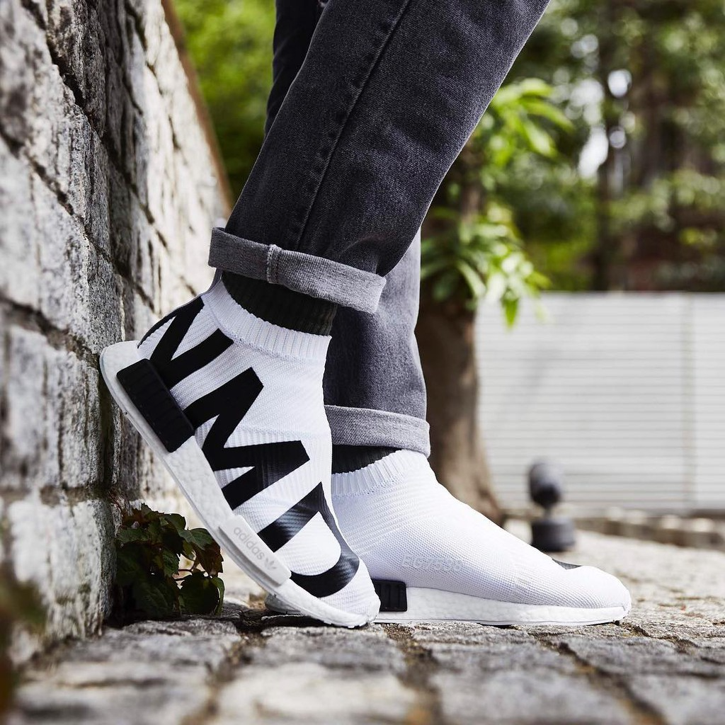 Giày Adidas NMD CS1 Primeknit 'NMD Print White' EG7538 - Ảnh 3