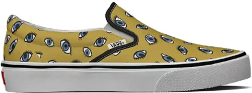 Giay Vans Looking Glass Slip-On 'Black Yellow' VN0A7VCF939