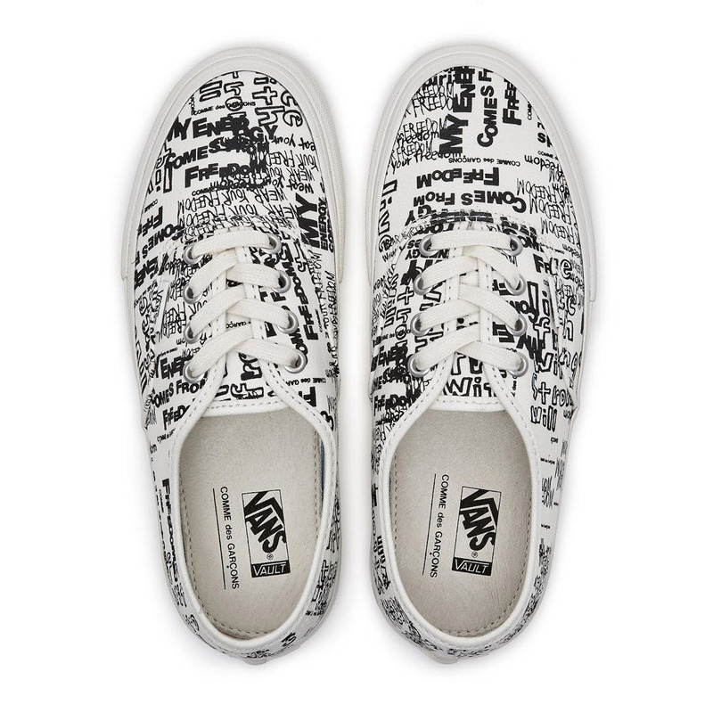 Giày Vans Comme des Garçons x OG Authentic LX 'Graffiti' VN0A4BV92GX - Ảnh 3