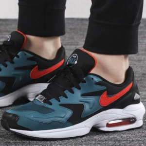 Alternative view of Giày Nike Air Max 2 Light 'Black Teal' AO1741-004