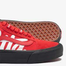 Alternative view of Giày Vans Patta x Old Skool VLT LX 'Mean Eyed Cat Red' VN0A4BVF5X8