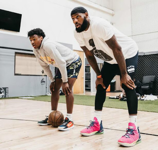 Giày Nike LeBron 18 'Los Angeles By Night' DB8148-600 - Ảnh 3