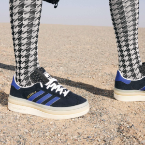 Giay Adidas Gazelle Bold 'Black Lucid Blue' HQ4408