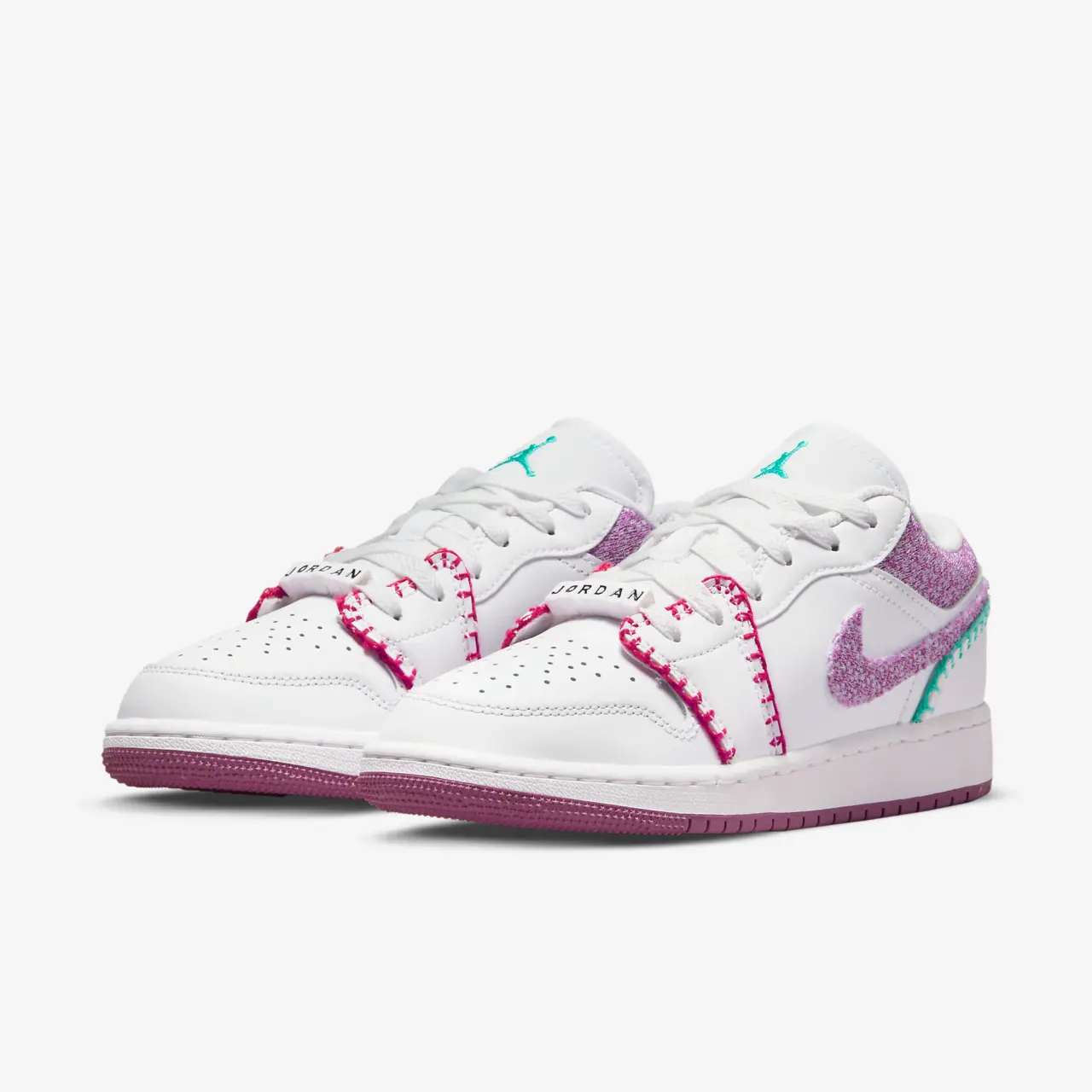 Alternative view of Giày Nike Air Jordan 1 Low 'Knit' DM9037-100