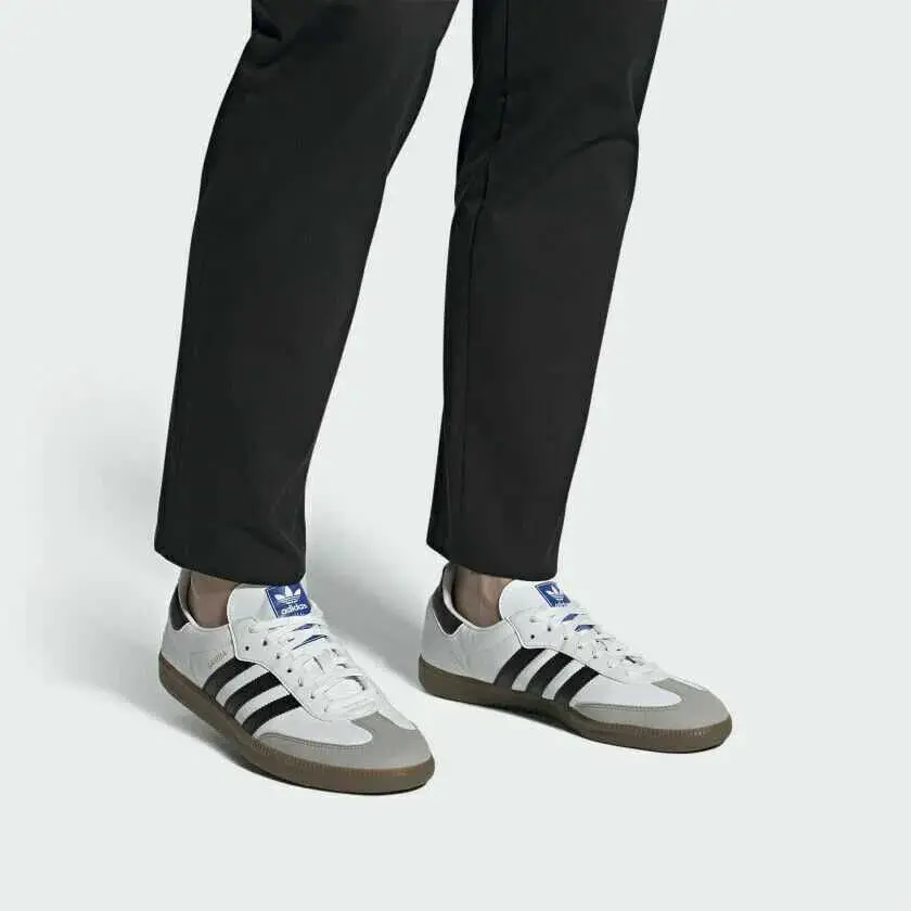 Alternative view of Giày Adidas Samba Vegan 'White Black' H01877
