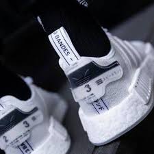 Alternative view of Giày Adidas NMD R1 Triple White 2 BD7746