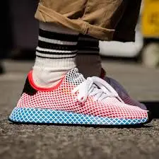 Alternative view of Giày Adidas Deerupt 'Red Blue' CQ2624