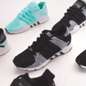 Alternative view of Giày Adidas EQT Support RF Primeknit 'Core Black Footwear White'  BY9689
