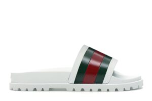 Dép Gucci Web Slide Sandal White 429469 GIB10 9079