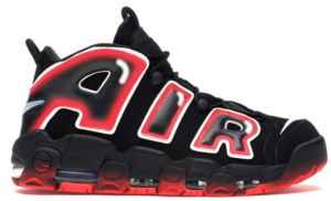 Giày Nike Air More Uptempo 'Black White Laser Crimson' CJ6129-001