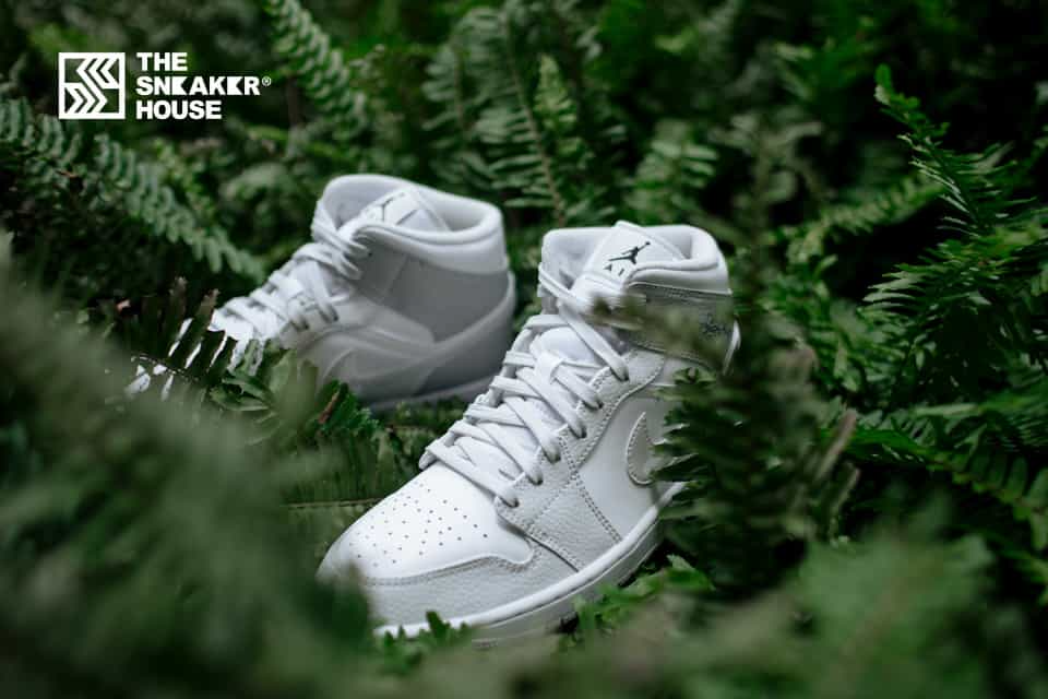 Giày Nike Air Jordan 1 Mid 'Grey Camo' DC9035-100 - Ảnh 3