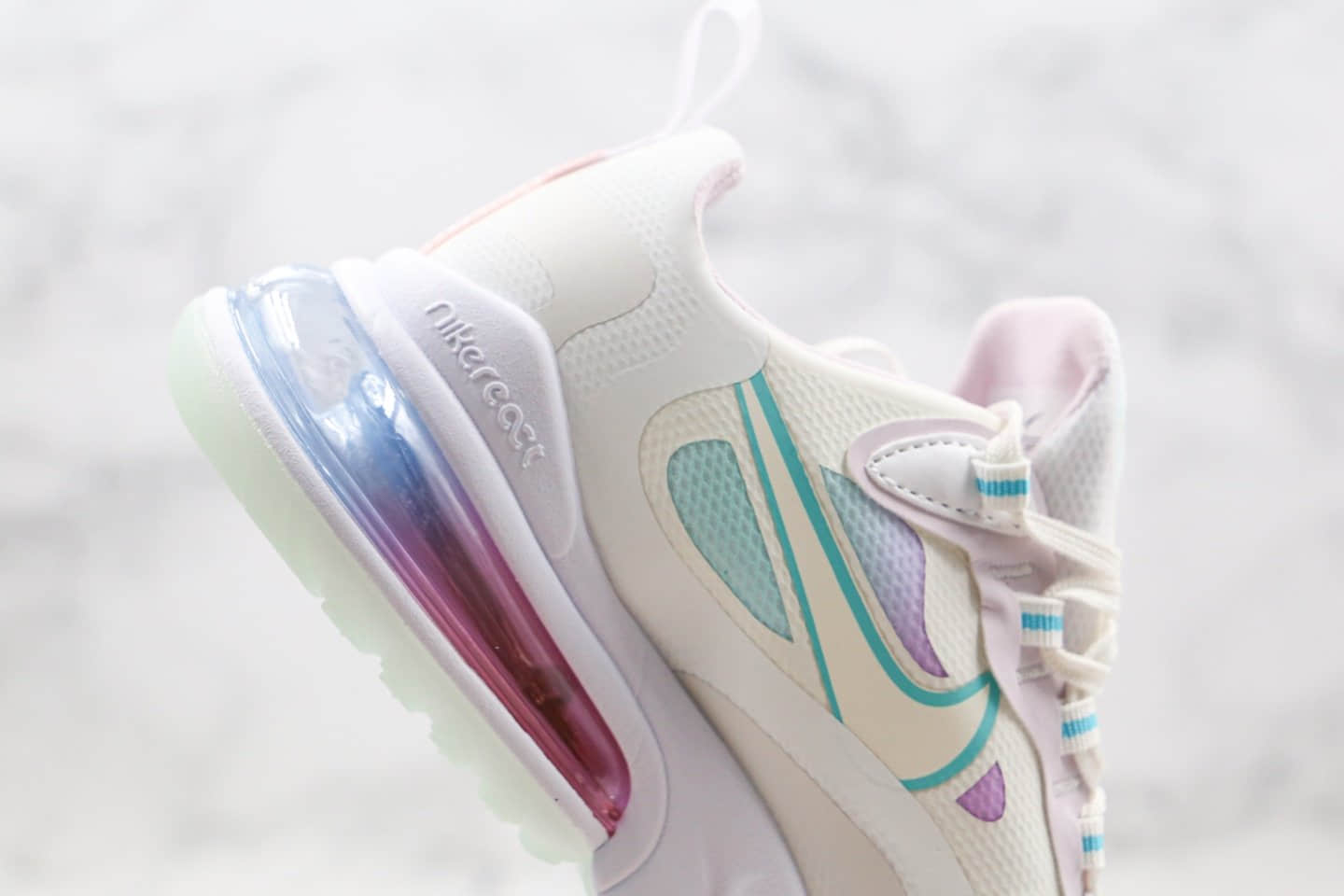 Giày Nike Wmns Air Max 270 React SE 'Light Gradient' CK6929-100 - Ảnh 3