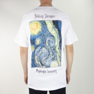 Alternative view of Áo Stussy Midnight Insanity Tee 'White'